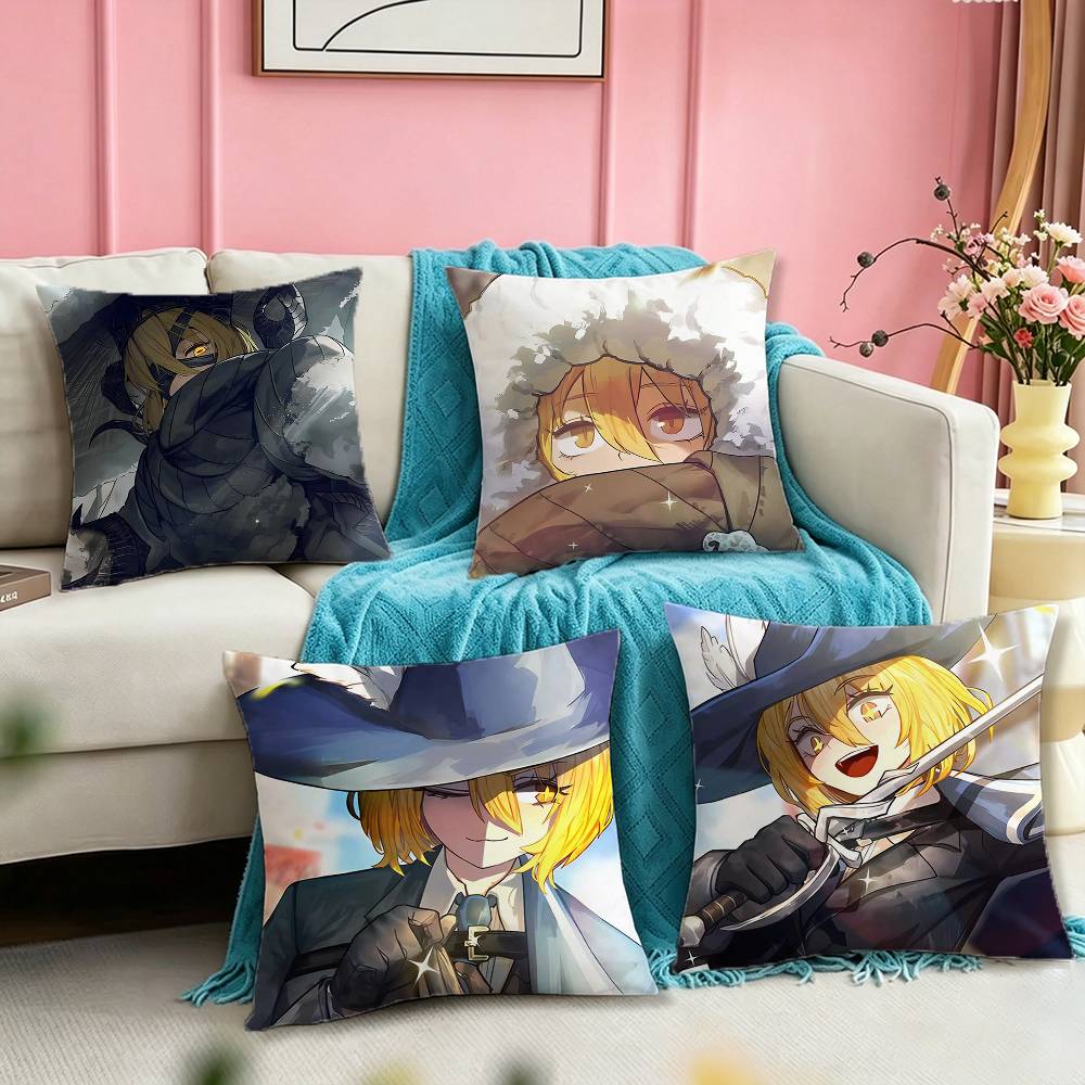 Home Textiles Company - L-Limbus C-Company Don Quixote ปลอกหมอนคนดัง ปลอกหมอนอิงโซฟาสองด้านทรงสี่เหลี่ยม