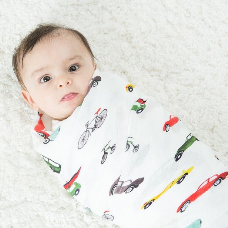 Home Textiles Blanket - ผ้าห่มมัสลินเด็กอ่อน ขนาด 47x47 นิ้ว เนื้อผ้านุ่มพิเศษ น้ำหนักเบา