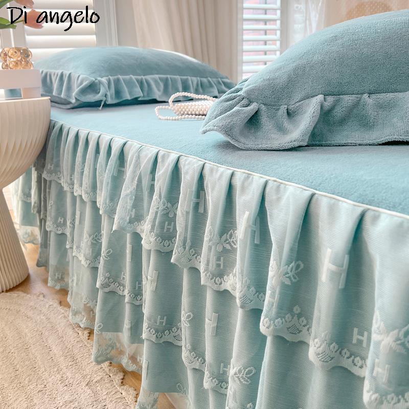 ผ้าคลุมเตียงคริสตัลเวลเวทสไตล์ - Home Textiles Classic Fashion บทวิจารณ์และราคา