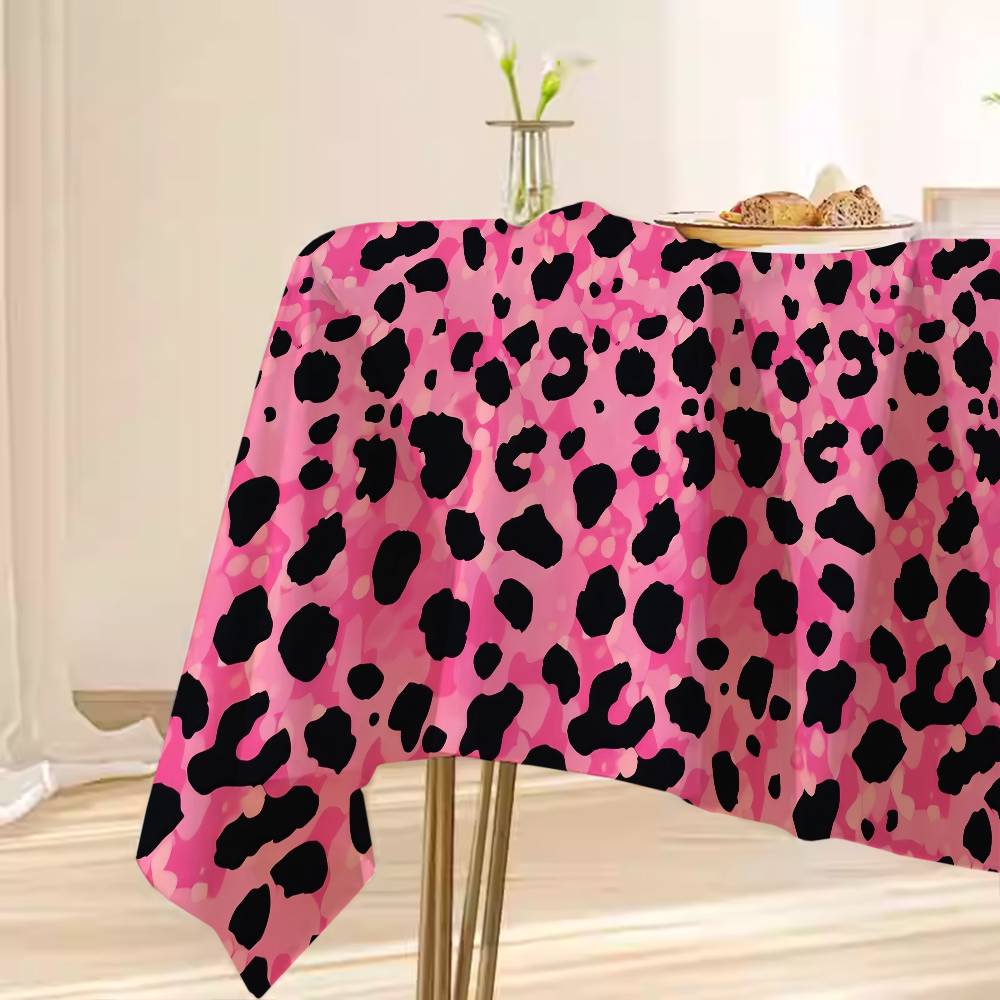 สีชมพูแฟชั่นเสือดาวพิมพ์รูปแบบ - Home Textiles Classic Fashion บทวิจารณ์และราคา