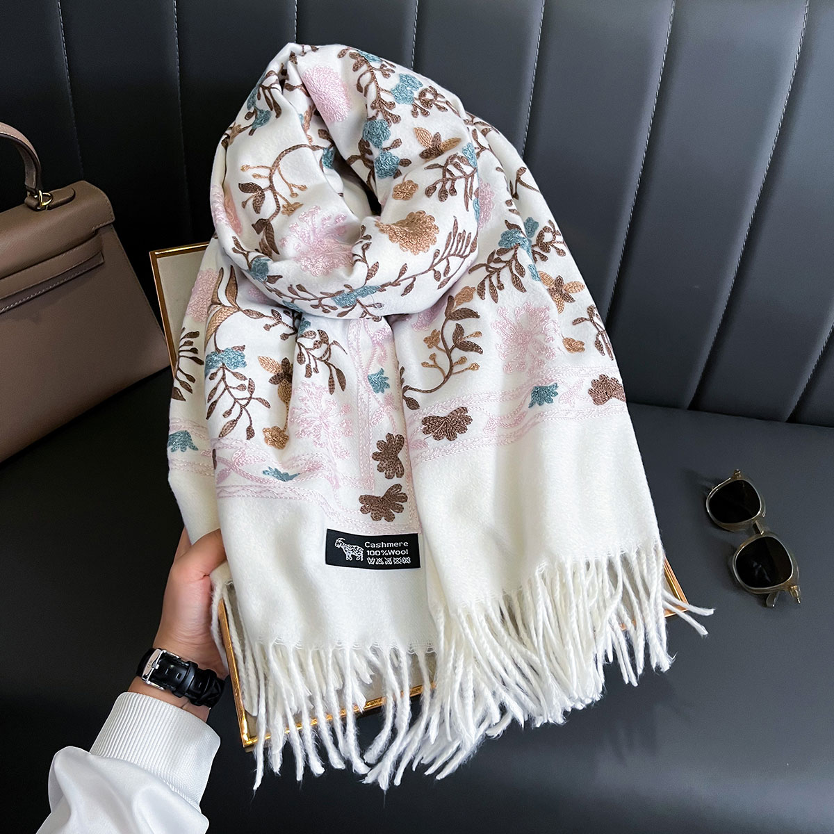 ฤดูหนาวใหม่ผ้าพันคอผ้าพันคอผ้า - Home Textiles Blanket บทวิจารณ์และราคา
