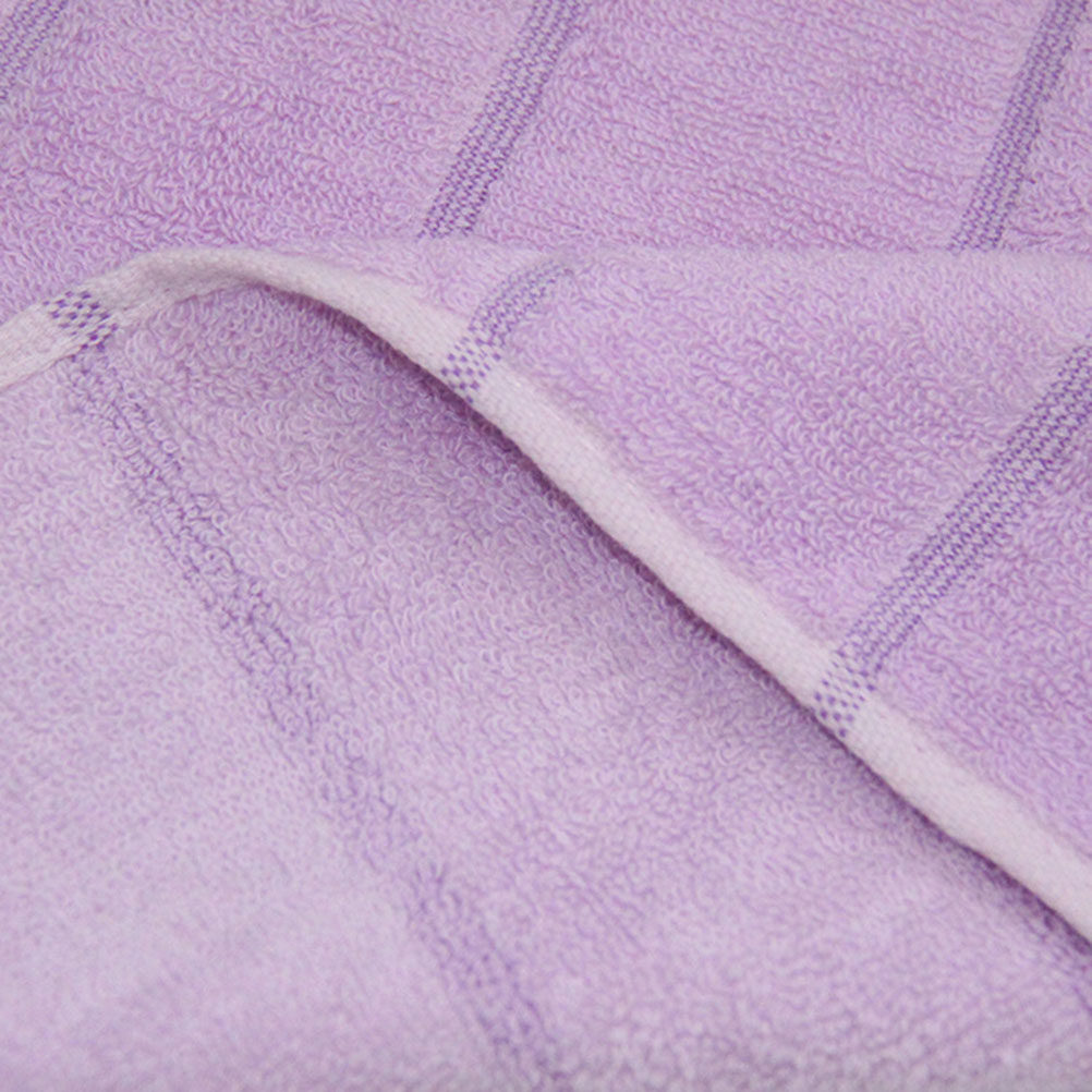ผ้าขนหนูผ้าฝ้ายสีม่วงลาเวนเดอร - Home Textiles Towel Set บทวิจารณ์และราคา