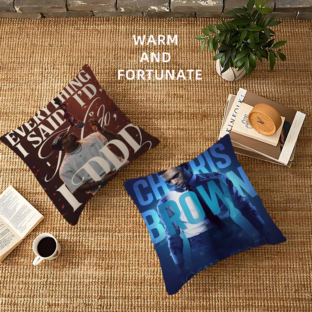 คริส บราวน์ หมอนอิงลายภาพยนตร์ - Home Textiles Classic Fashion บทวิจารณ์และราคา