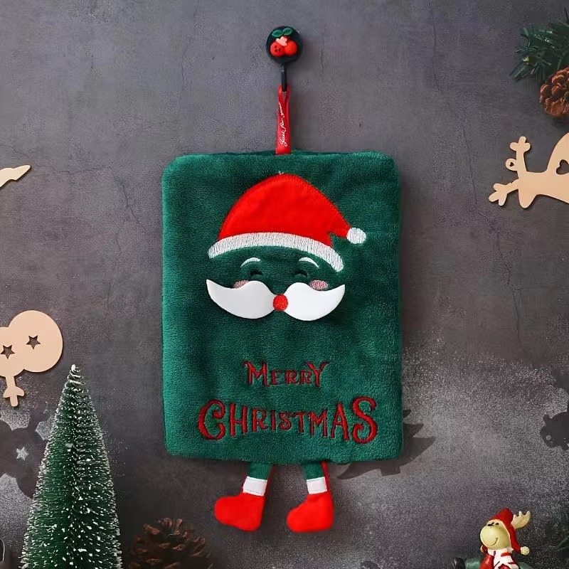 ผ้าเช็ดมือแขวนตกแต่งคริสต์มาส  - Home Textiles Towel บทวิจารณ์และราคา