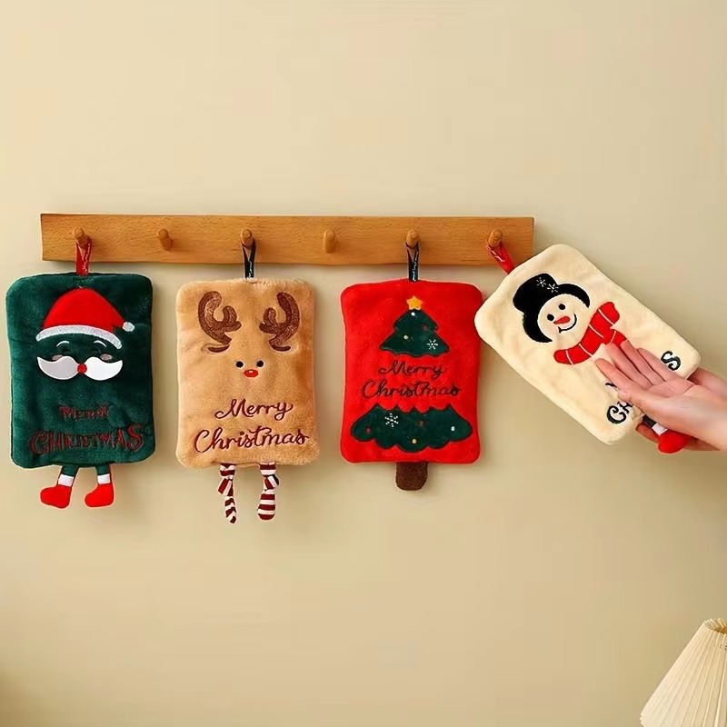 ผ้าเช็ดมือแขวนตกแต่งคริสต์มาส  - Home Textiles Towel บทวิจารณ์และราคา