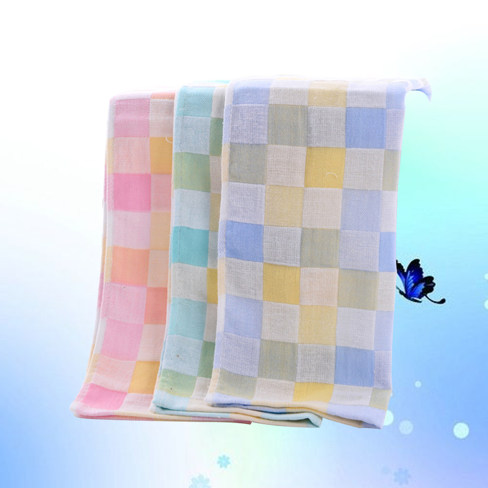 ผ้าขนหนูผ้าก๊อซสองชั้น 3 ชิ้น  - Home Textiles Towel Set บทวิจารณ์และราคา