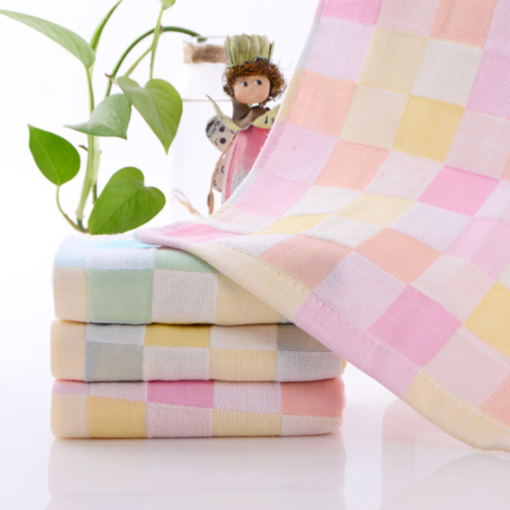 ผ้าขนหนูผ้าก๊อซสองชั้น 3 ชิ้น  - Home Textiles Towel Set บทวิจารณ์และราคา