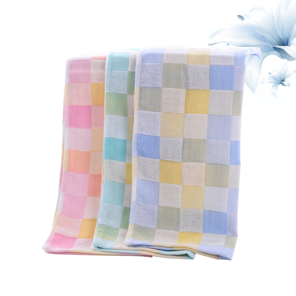 ผ้าขนหนูผ้าก๊อซสองชั้น 3 ชิ้น  - Home Textiles Towel Set บทวิจารณ์และราคา