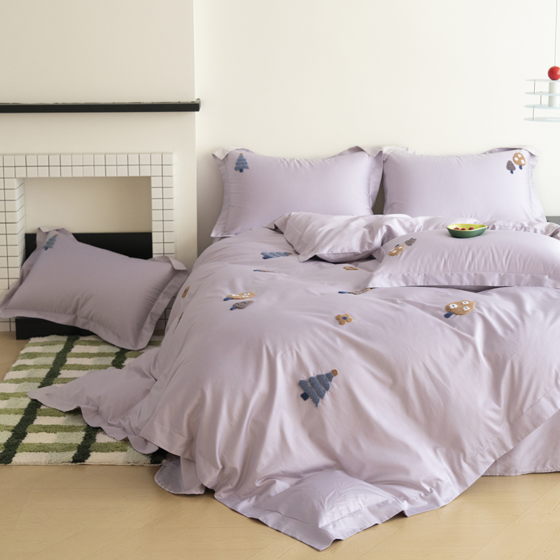 ชุดเครื่องนอนผ้าฝ้ายเย็บปักลาย - Home Textiles Towel Set บทวิจารณ์และราคา