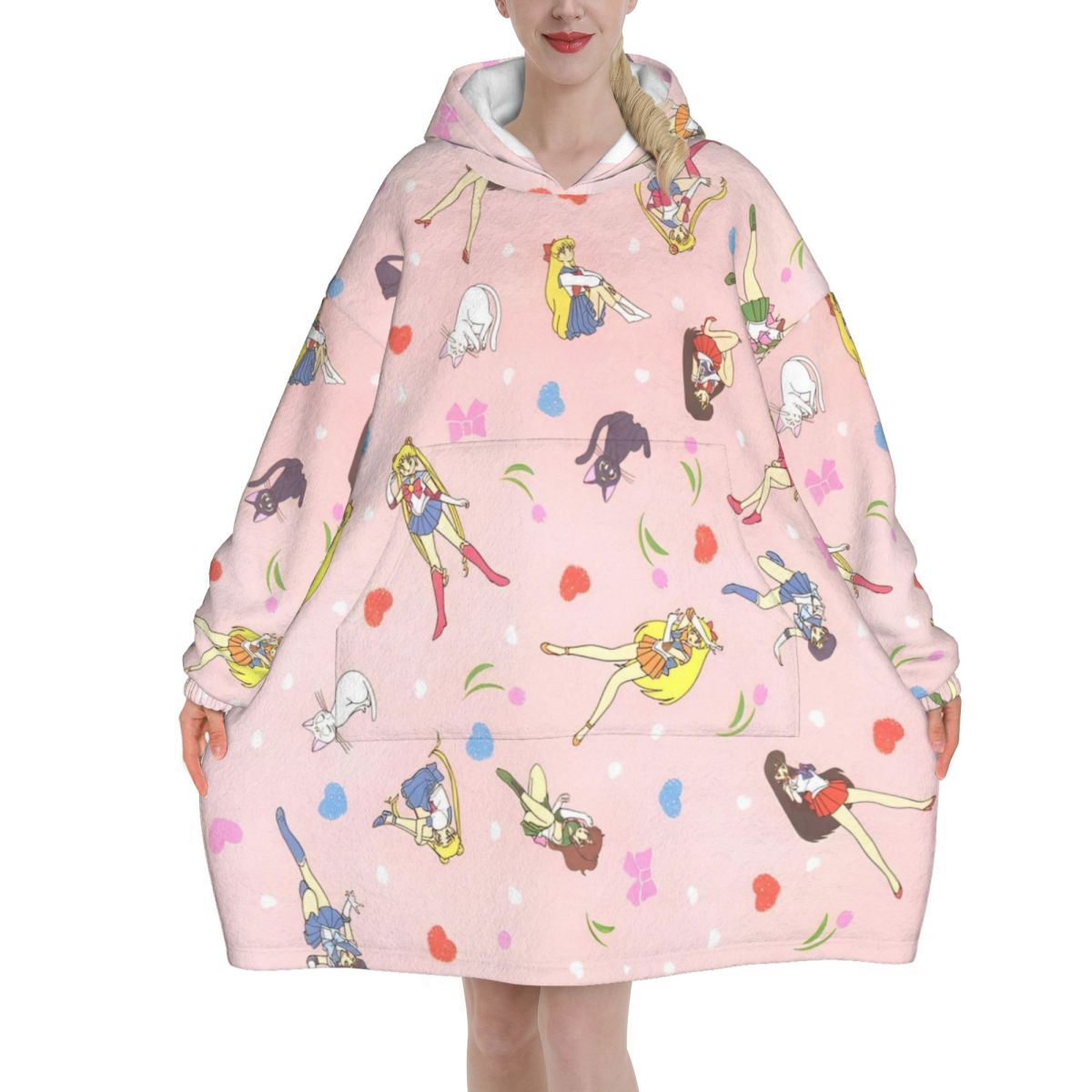 เสื้อคลุมฮู้ดอนิเมะสาวน้อยเซเล - Home Textiles Blanket บทวิจารณ์และราคา