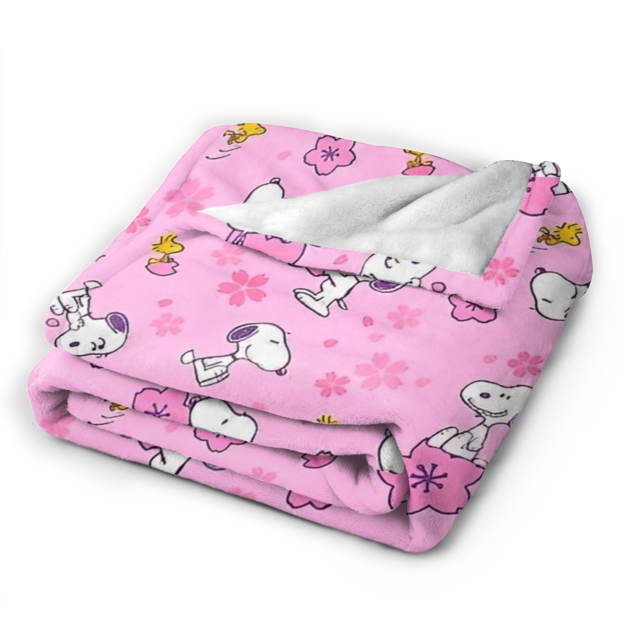 ผ้าห่มถักลายพิงค์สนูปปี้ วู้ดส - Home Textiles Blanket บทวิจารณ์และราคา