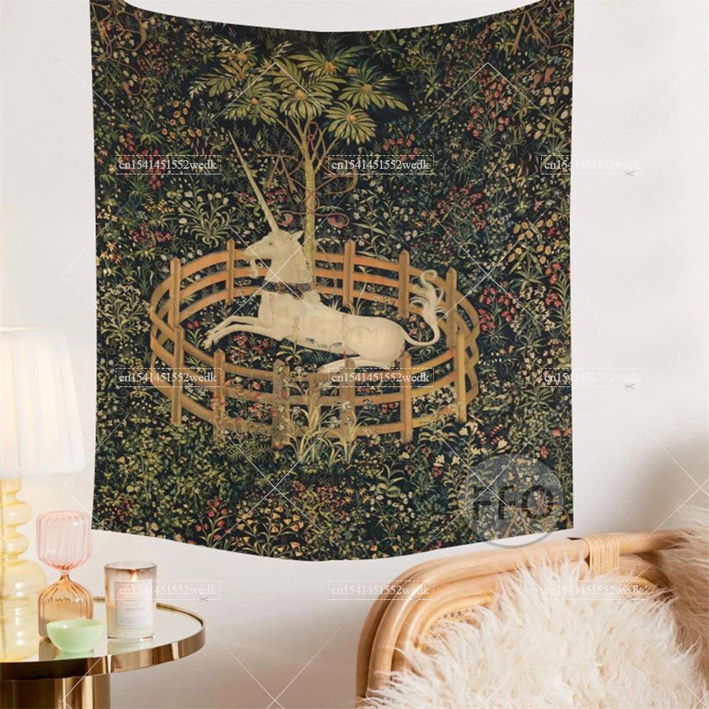 ผ้าคลุมติดผนังลายยูนิคอร์นผ้าเ - Home Textiles Towel บทวิจารณ์และราคา