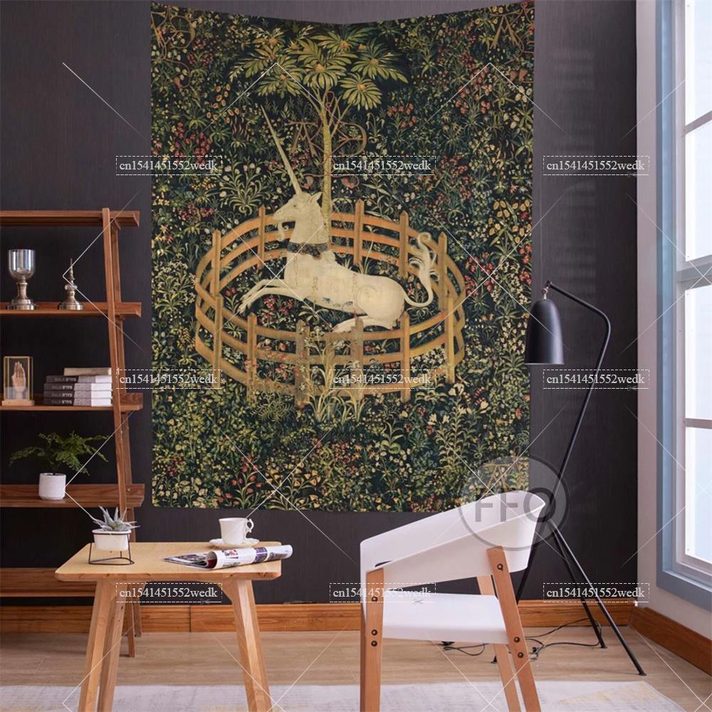 ผ้าคลุมติดผนังลายยูนิคอร์นผ้าเ - Home Textiles Towel บทวิจารณ์และราคา
