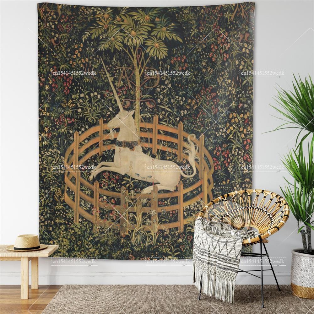 ผ้าคลุมติดผนังลายยูนิคอร์นผ้าเ - Home Textiles Towel บทวิจารณ์และราคา