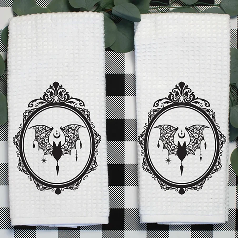 1 ชิ้น Victorian Gothic ค้างคา - Home Textiles Towel บทวิจารณ์และราคา