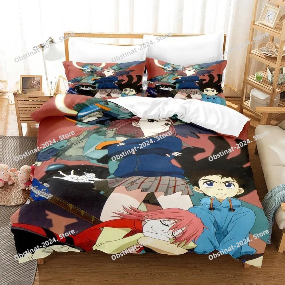 ชุดเครื่องนอนลายอนิเมะ FLCL พิ - Home Textiles Classic Fashion บทวิจารณ์และราคา