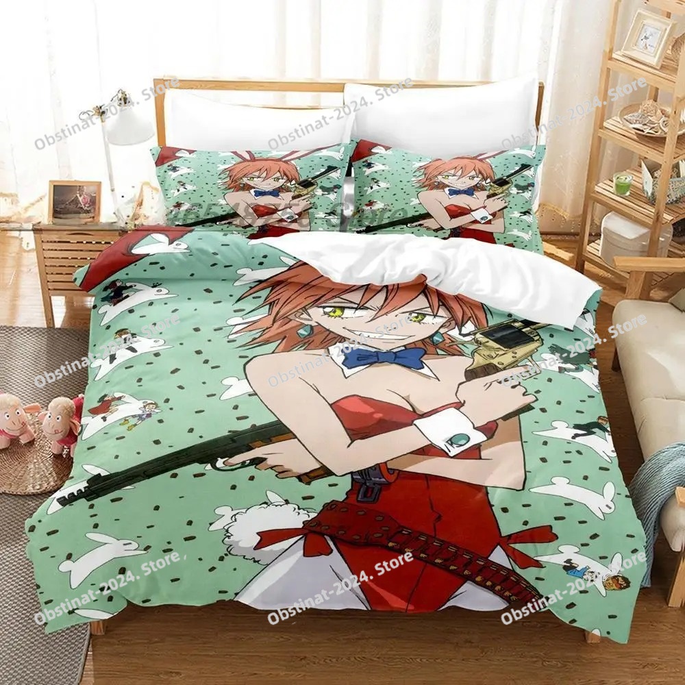 ชุดเครื่องนอนลายอนิเมะ FLCL พิ - Home Textiles Classic Fashion บทวิจารณ์และราคา