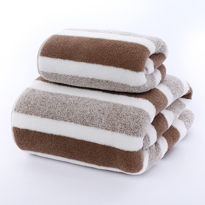 ผ้าขนหนู 2 ผืน ดูดซับน้ำได้ดี  - Home Textiles Towel Set บทวิจารณ์และราคา