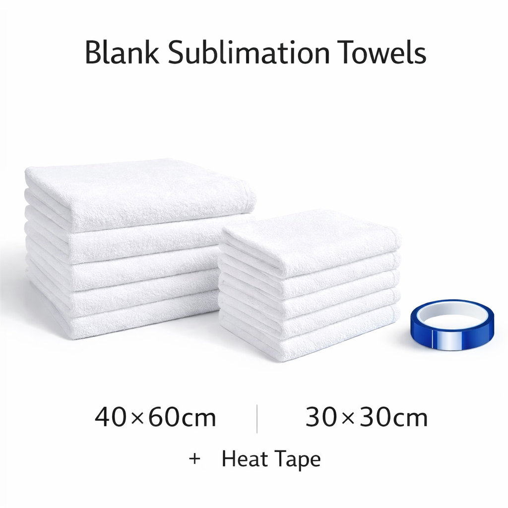ชุดผ้าขนหนูสีขาว 10 ชิ้น 40×60 - Home Textiles Towel Set บทวิจารณ์และราคา